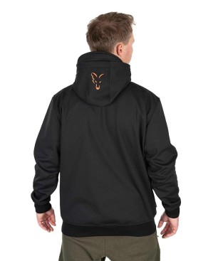 FOX COLLECTION SOFT SHELL JACKET BLACK & ORANGE