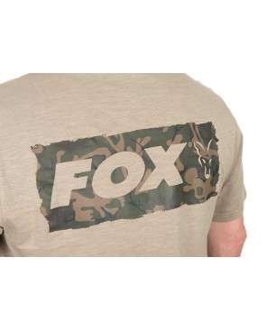 FOX LW KHAKI LARGE PRINT T