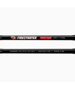 Lieblingsköder FIRESTARTER | Zander + Hecht | 2,65m 10-80g