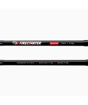 Lieblingsköder FIRESTARTER | Reiserute | 2,45m 5-70g