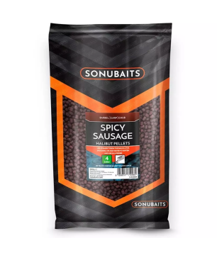 Sonubaits Halibut Pellets Spicy Sausage 900g