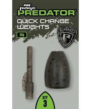 Fox Rage Predator Camo Quick Change Weights