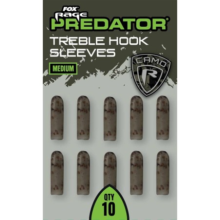 Fox Rage Predator Camo Treble Hook Sleeves