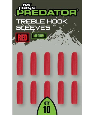 Fox Rage Predator Red Treble Hook Sleeves