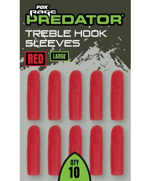 Fox Rage Predator Red Treble Hook Sleeves