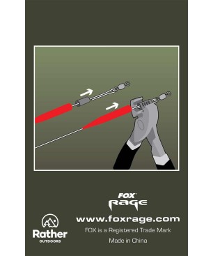 Fox Rage Predator Red Trace Crimp Covers