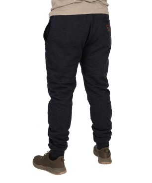 Fox Collection Sherpa Joggers - Black/Orange