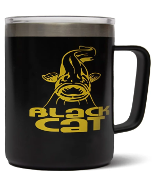 Black Cat Stainless Steel Thermal Mug