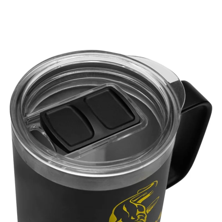 Black Cat Stainless Steel Thermal Mug