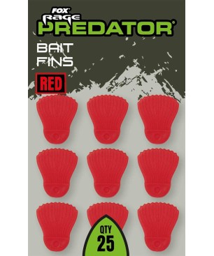 Fox Rage Predator Bait Fins – Red