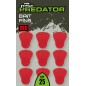 Fox Rage Predator Bait Fins – Red