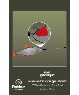 Fox Rage Predator Bait Fins – Red