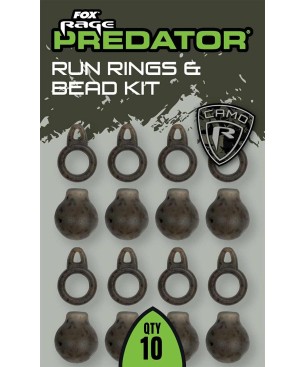 Fox Rage Predator Camo Run Rings & Bead Kit