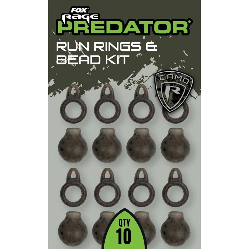 Fox Rage Predator Camo Run Rings & Bead Kit