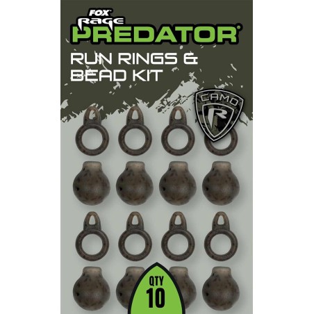 Fox Rage Predator Camo Run Rings & Bead Kit