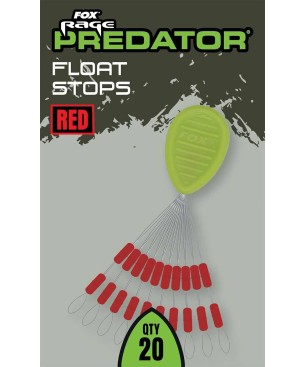 Fox Rage Predator Float Stops - Red