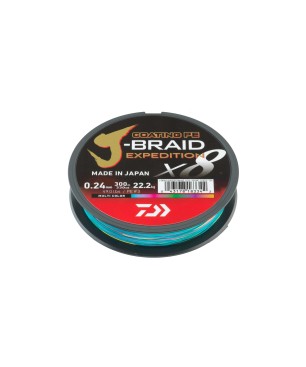 Daiwa J-Braid Expedition X8 300m Multicolor