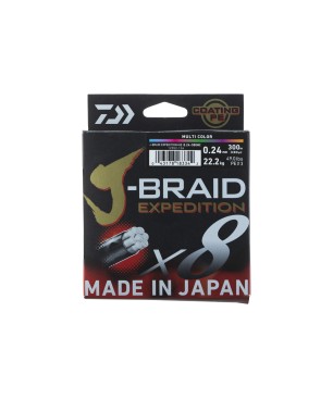 Daiwa J-Braid Expedition X8 300m Multicolor