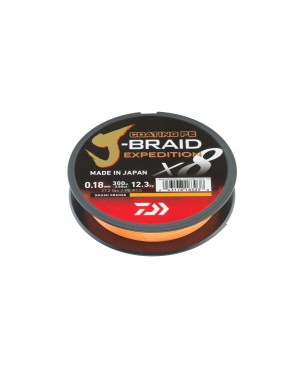 Daiwa J-Braid Expedition X8 300m Smash Orange