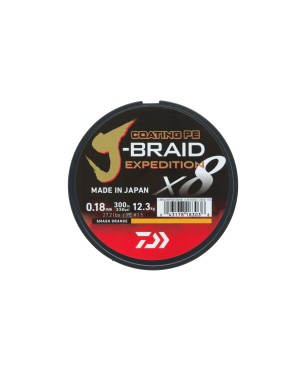 Daiwa J-Braid Expedition X8 300m Smash Orange