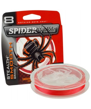 Spiderwire Stealth Smooth 8 Red Meterware