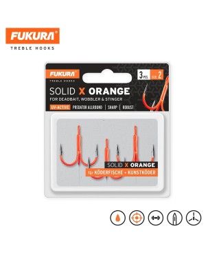 Lieblingsköder FUKURA Drillinge Solid X Orange